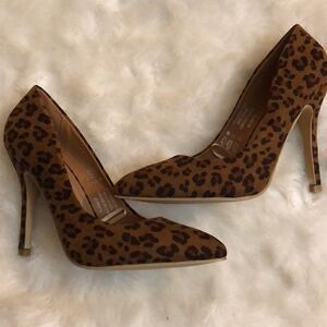 Leopard high heels